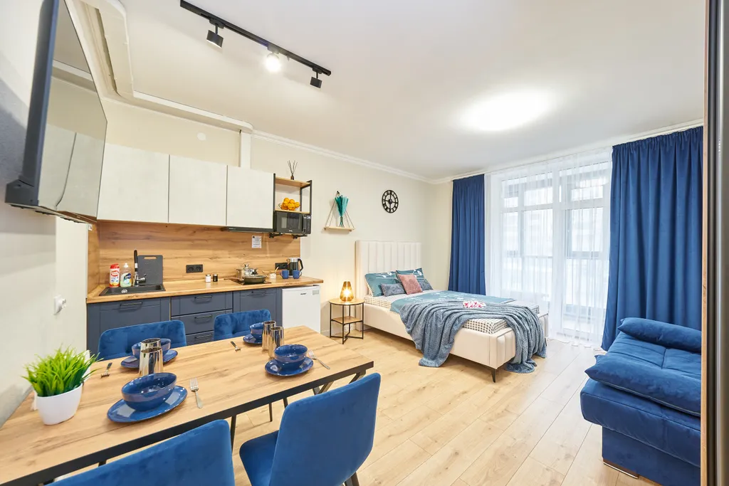 Квартира Современная студия в самом центре города в новом ЖК Премьер — аренда посуточно в Пермь