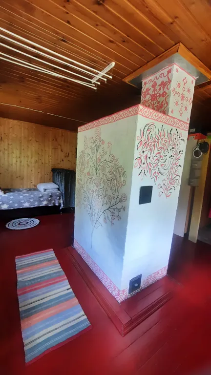 Домик Уют Самана в Родовом поместье в лесу