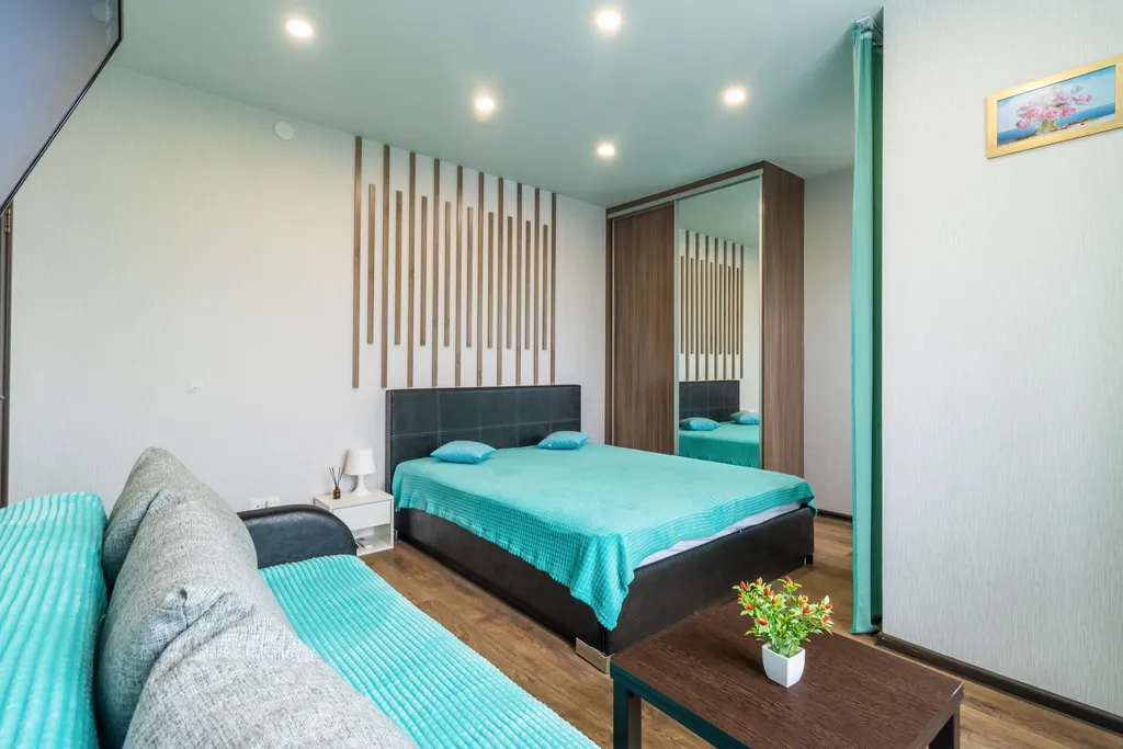 Апартаменты в новом доме с кофемашиной, до метро 5 минут пешком у Ж/Д