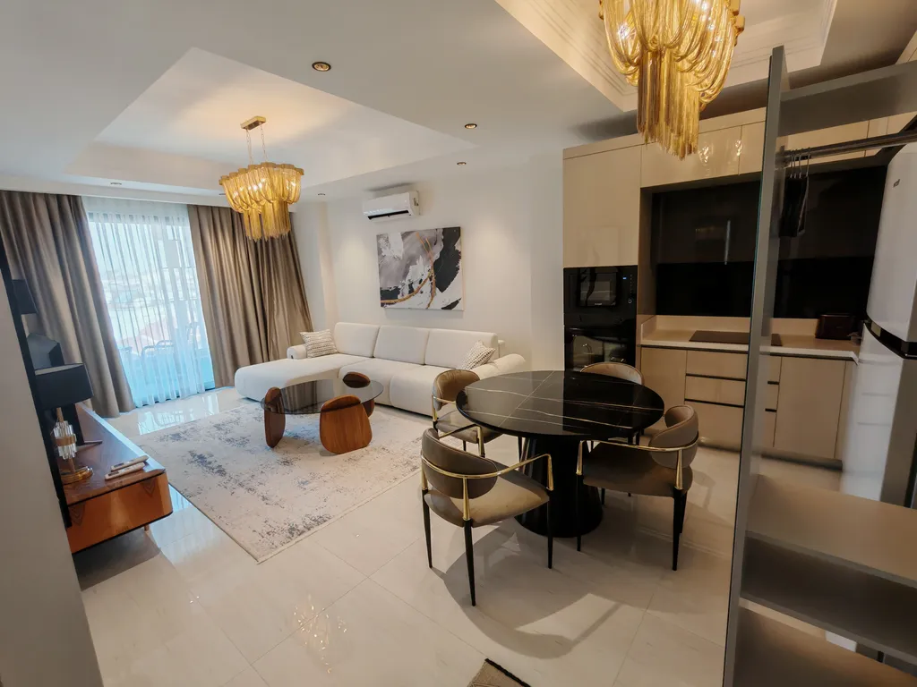 Квартира в Azura World c видом на бассейн и аквапарком — аренда посуточно в Аланья