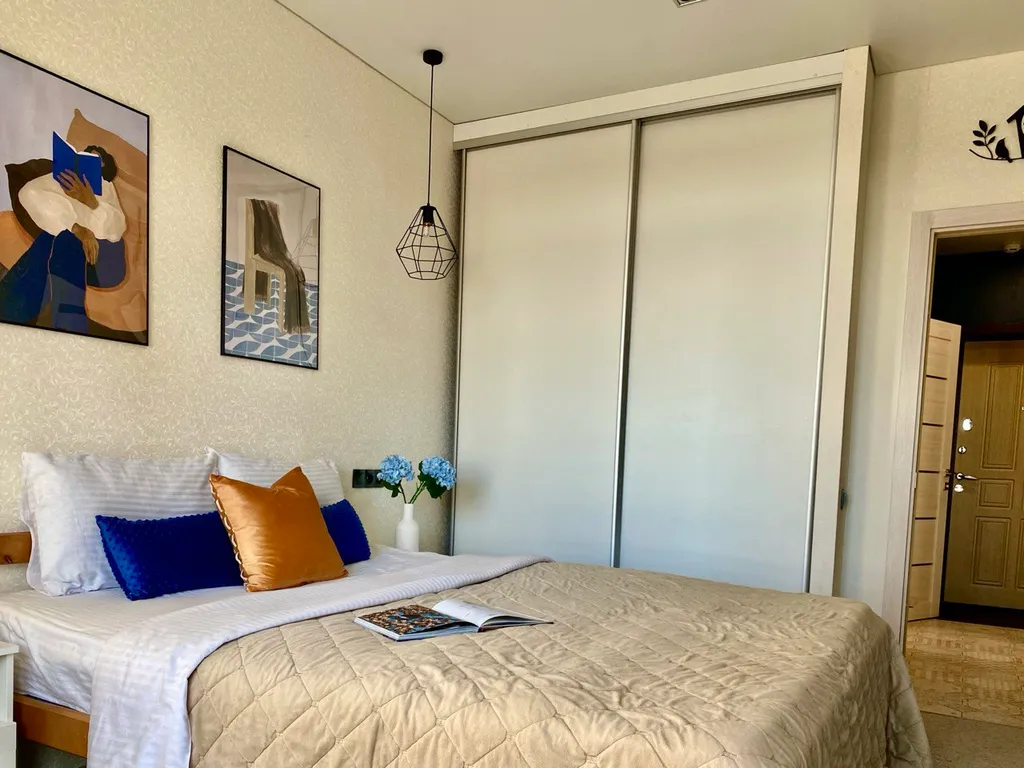 Евро 2-ка с панорамным балконом на р. Волга в элитном ЖК