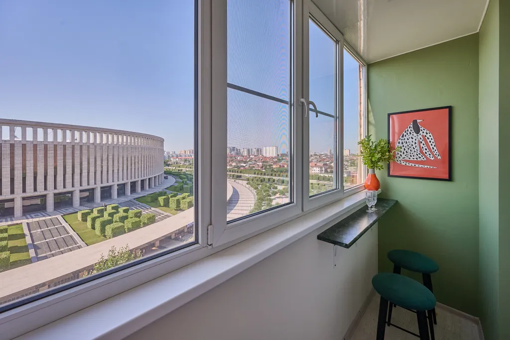 Квартира Дизайнерcкая двушка c видoм на стадион Kрaснoдaр — аренда посуточно в Краснодар