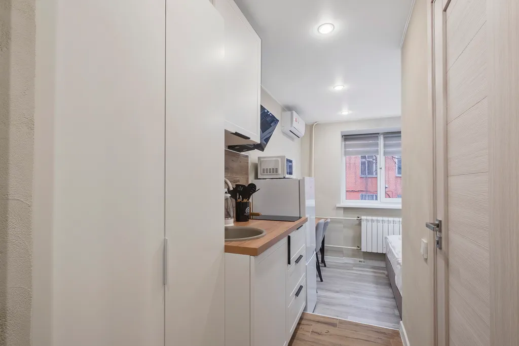 Уютная студия у больницы: тишина, комфорт и всё необходимое под рукой