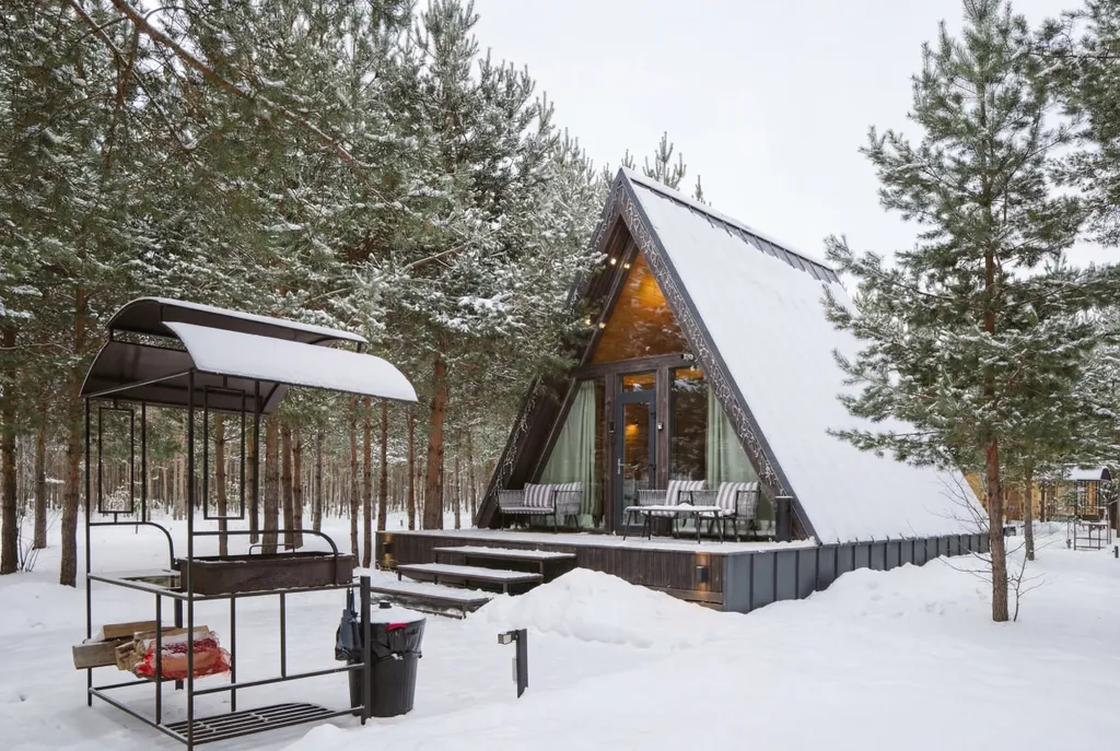 Домик A-Frame без купели 45m2