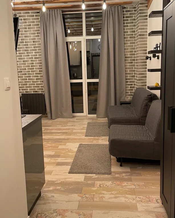 Red freezer apartament