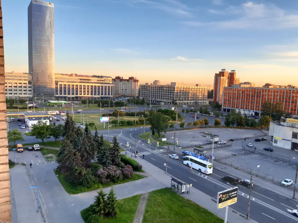 Квартира Квартира Вид на небоскрёб — Санкт-Петербург
