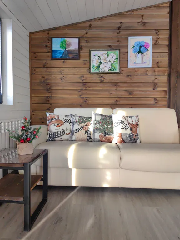 Барнхаус с теплым гаражом на две машины