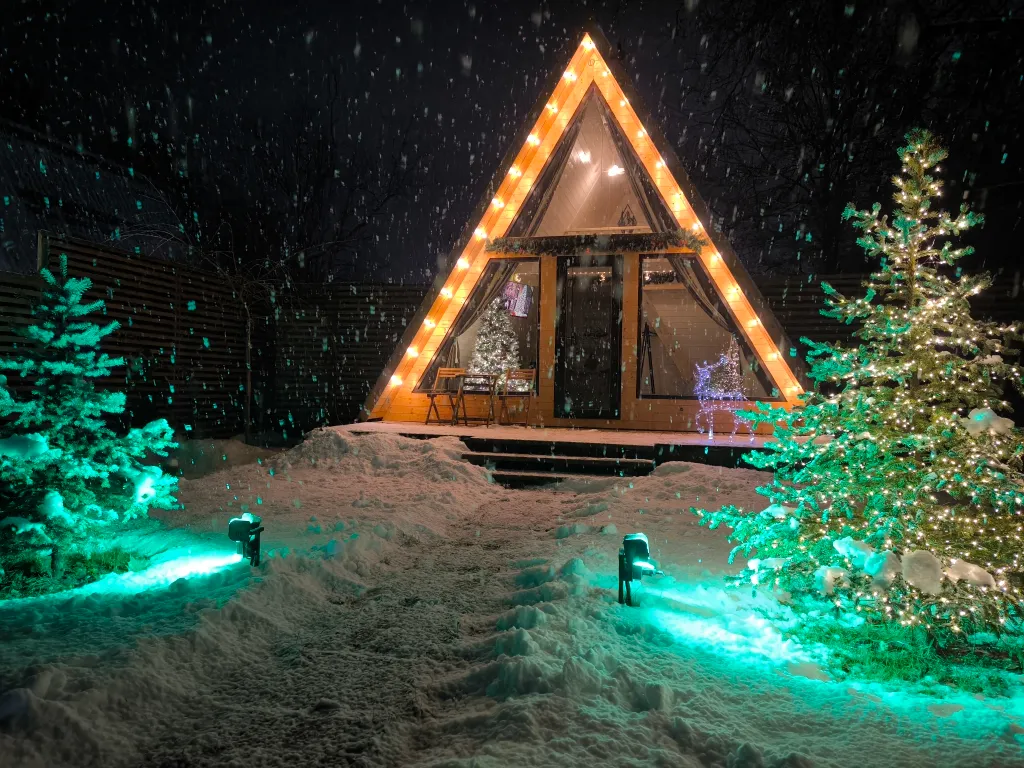 Дом в стиле Афрейм Дача у Горы