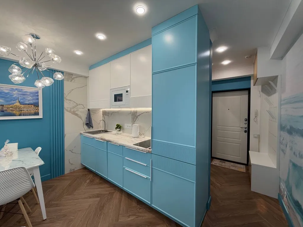 Морская симфония - уютная студия с видом на море и открытым бассейном