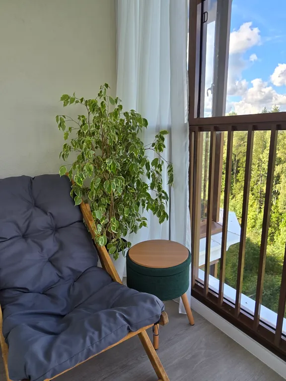 Квартира Новая квартира-студия с панорамным видом на лес — Ломоносов