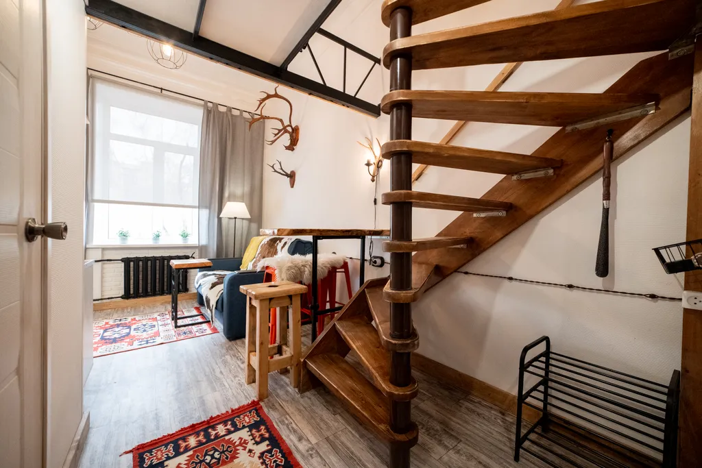 Квартира Квартира Студия в стиле Охотничьего домика в центре Красноярска — Красноярск