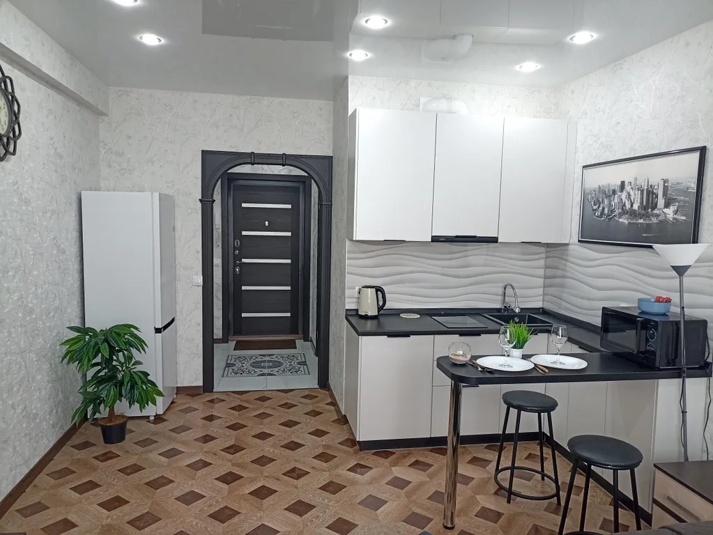 Современная студия в новом доме