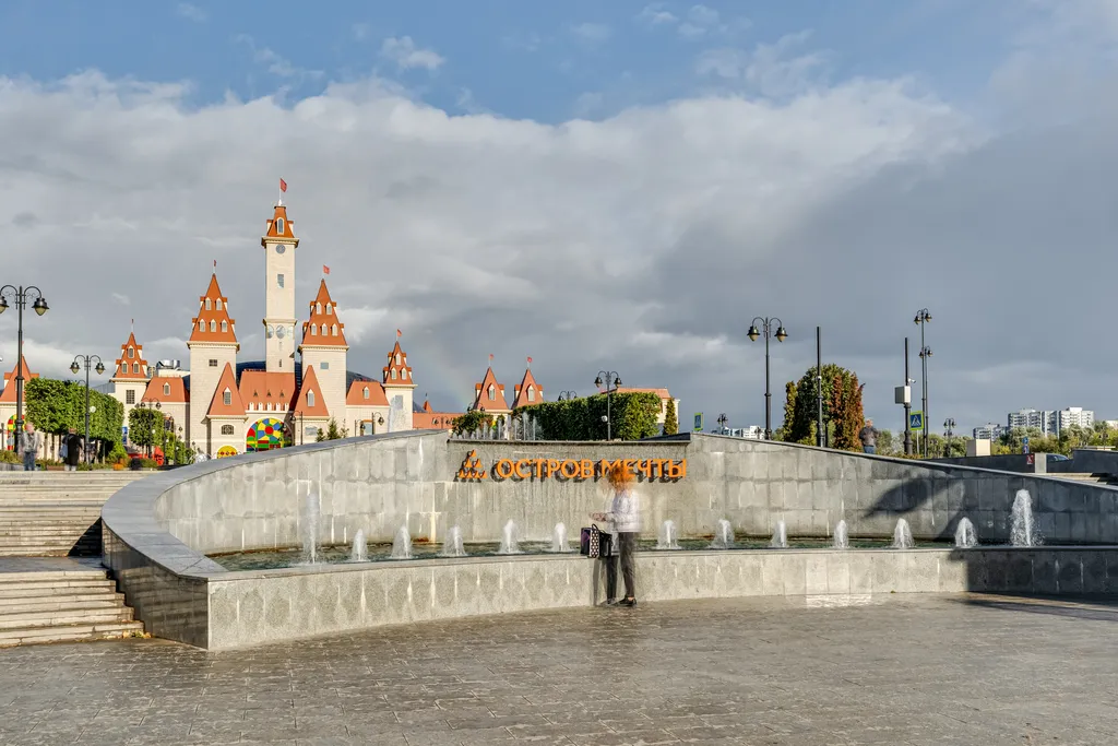 Квартира Квартира Апартамент Безмятежный Остров с панорамным видом на остров мечты — Москва