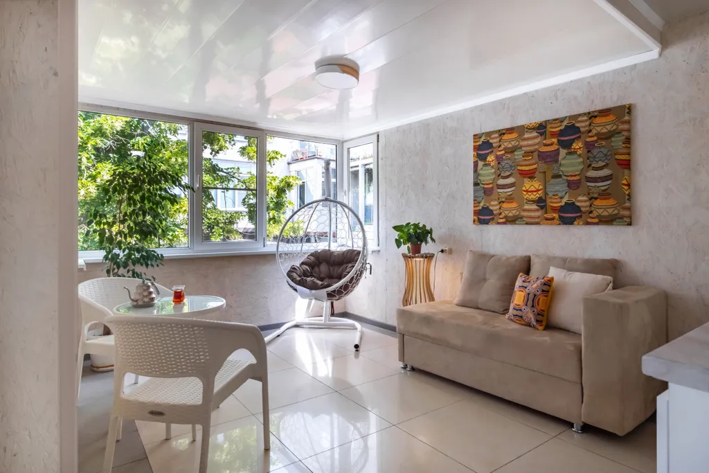 Квартира c Двумя Раздельными Спальнями и Балконом