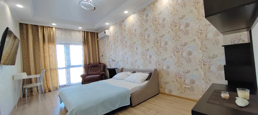 Квартира Уютная квартира с большим балконом и шикарным видом на море — Геленджик