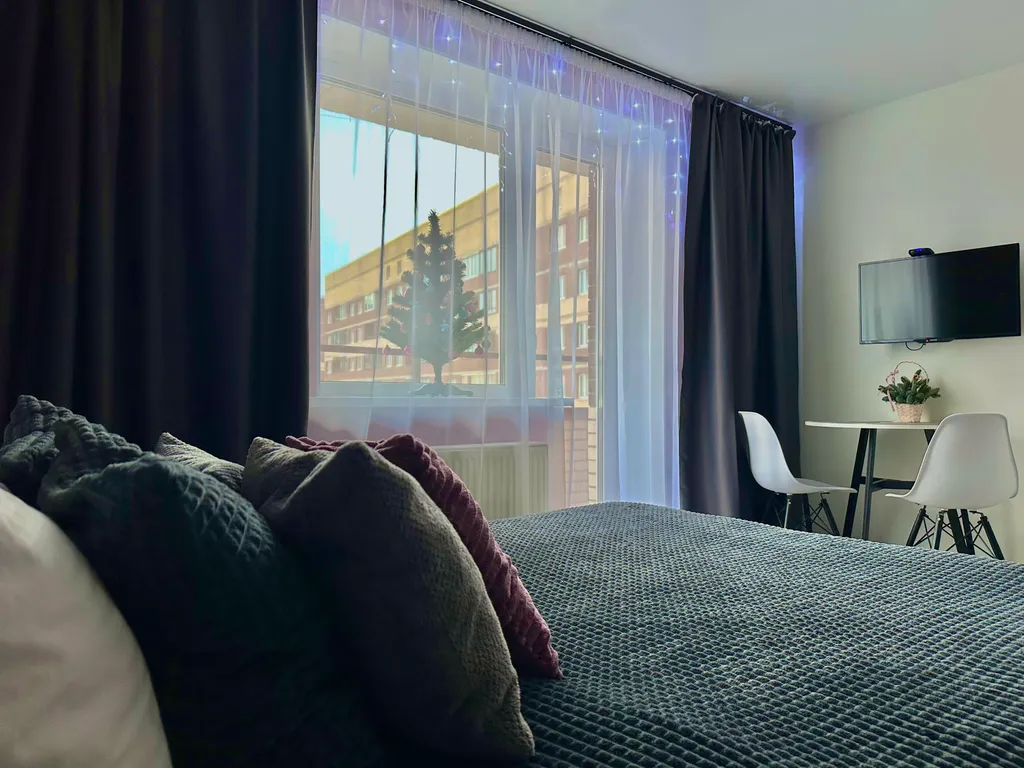 Квартира Уютная студия догфрендли в современном доме с лифтом — аренда посуточно в Мурино