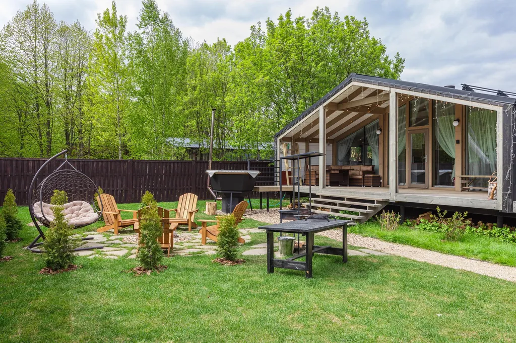 Коттедж Дом "Свет" с 3 отдельными спальнями и чаном — Семеновское