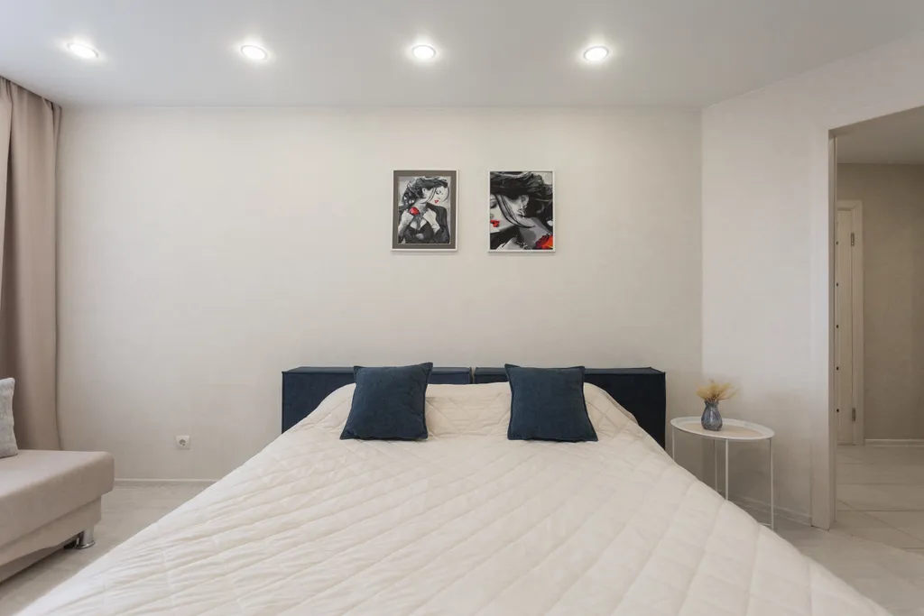 Чистая уютная квартира в центре. Заселение до 23-00 ч