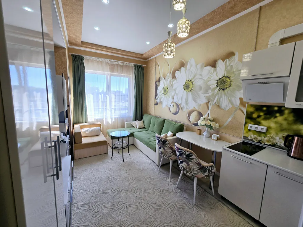 Квартира Квартира Студия у моря в комплексе с бассейном — Адлер