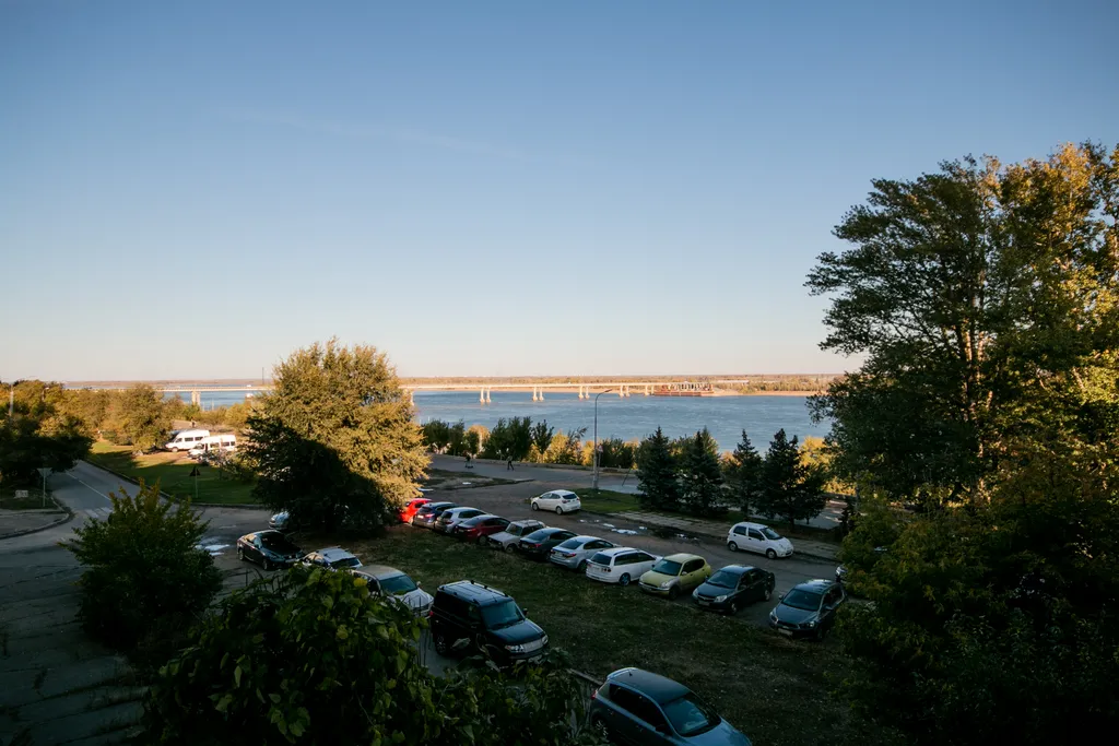 Квартира в центре с видом на Волгу