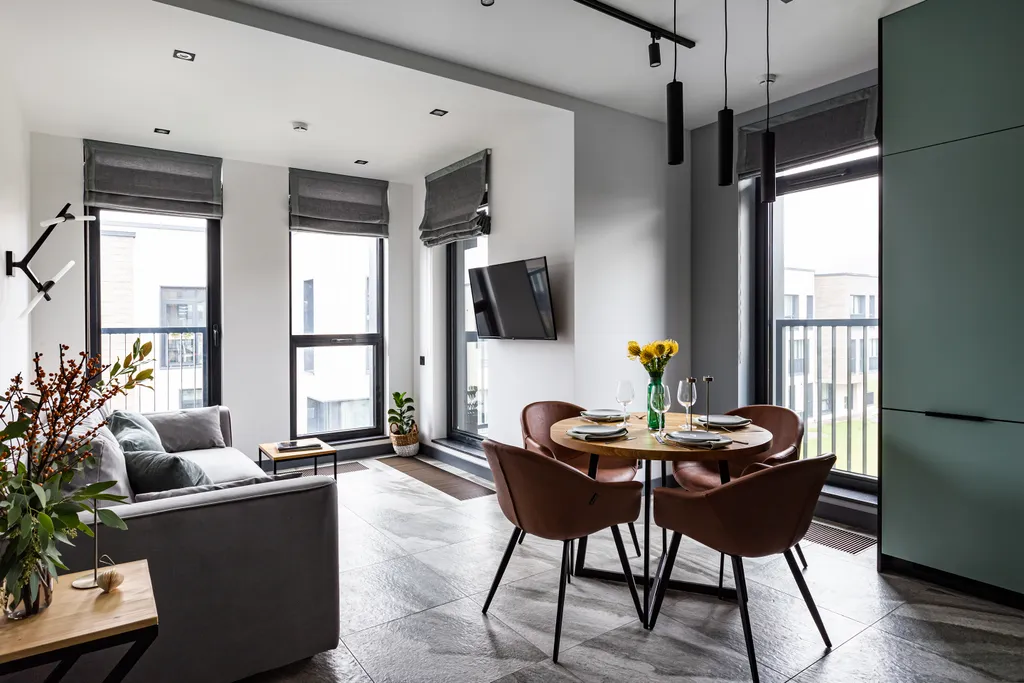 Апартамент с видом на альпийскую деревню