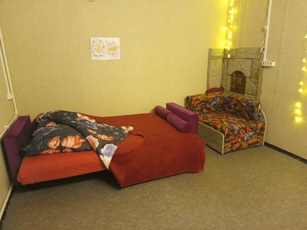 Небольшая квартира-студия с двориком