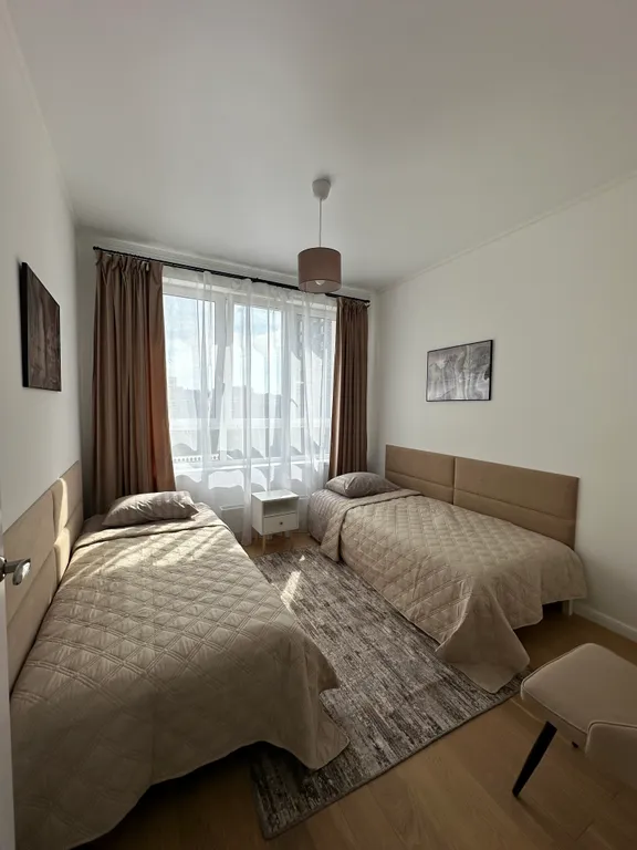 Современная 2-комнатная квартира у метро Потапово