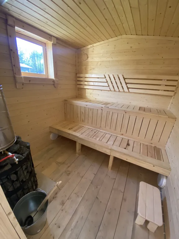 Коттедж Супер дом на Вуоксе с камином и баней — Четверяково