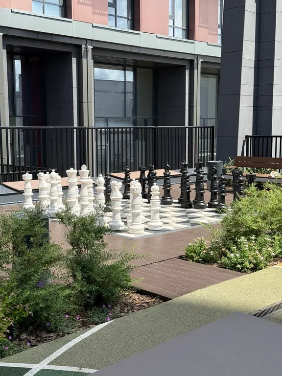 Уютная студия с балконом в шаге от Тинькофф холл и УфаАрена