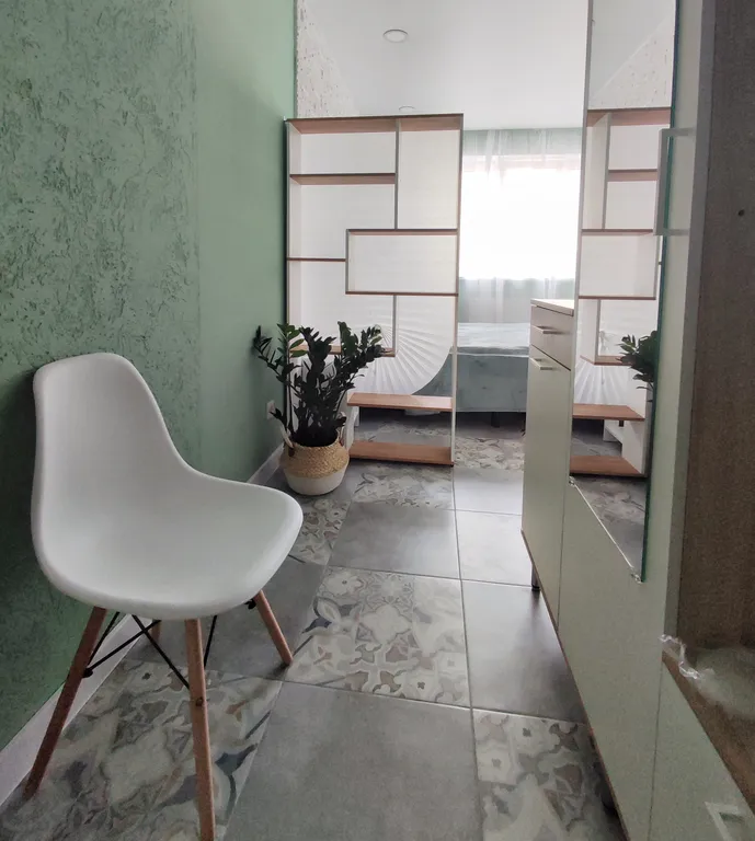 Стильная оливковая студия