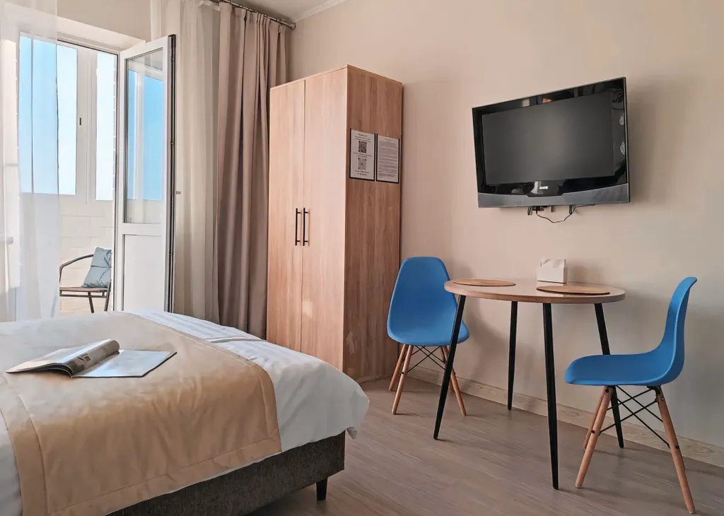 Комфортная студия с уютной лоджией