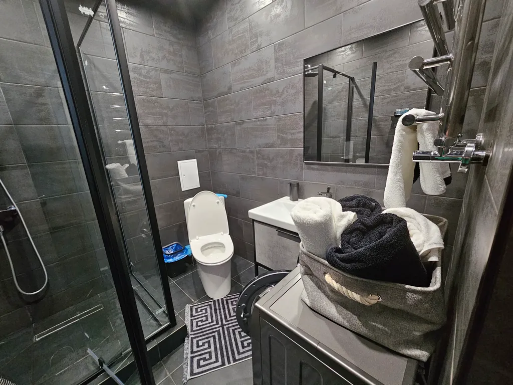 Уютная квартира в поселке Эльбрус с видом на горы и лес