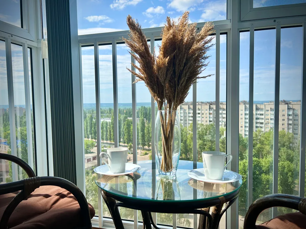 Видовая двухкомнатная квартира в тихом местечке — аренда посуточно в Воронеж