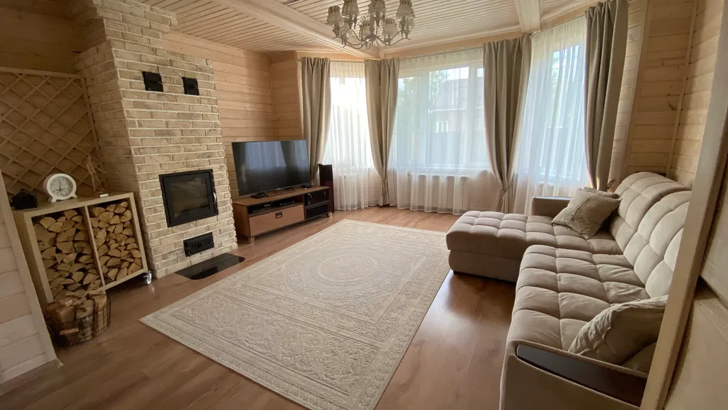 Коттедж с сауной и зоной BBQ