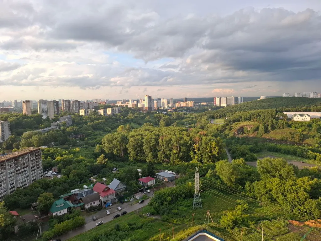 Комфортная студия с вдохновляющими видами на уральские горы