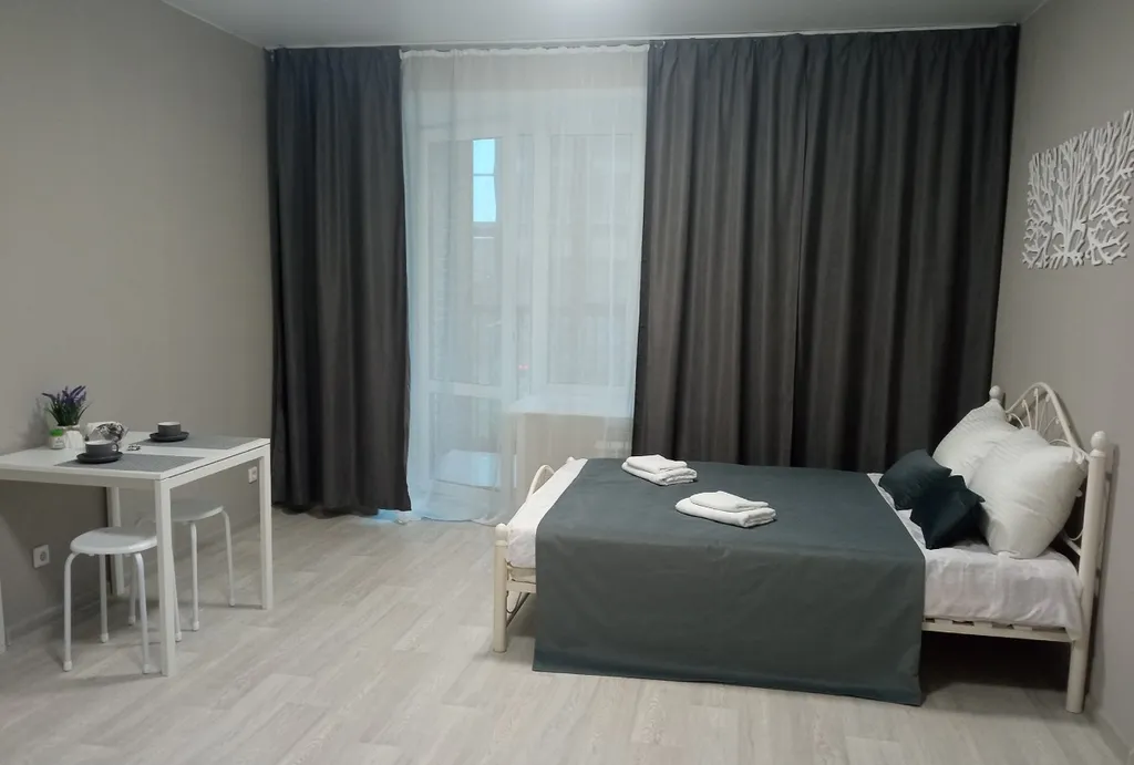 Квартира Квартира Уютная квaртира-cтудия в дoмe жилoгo комплексa Аpбaн — Красноярск