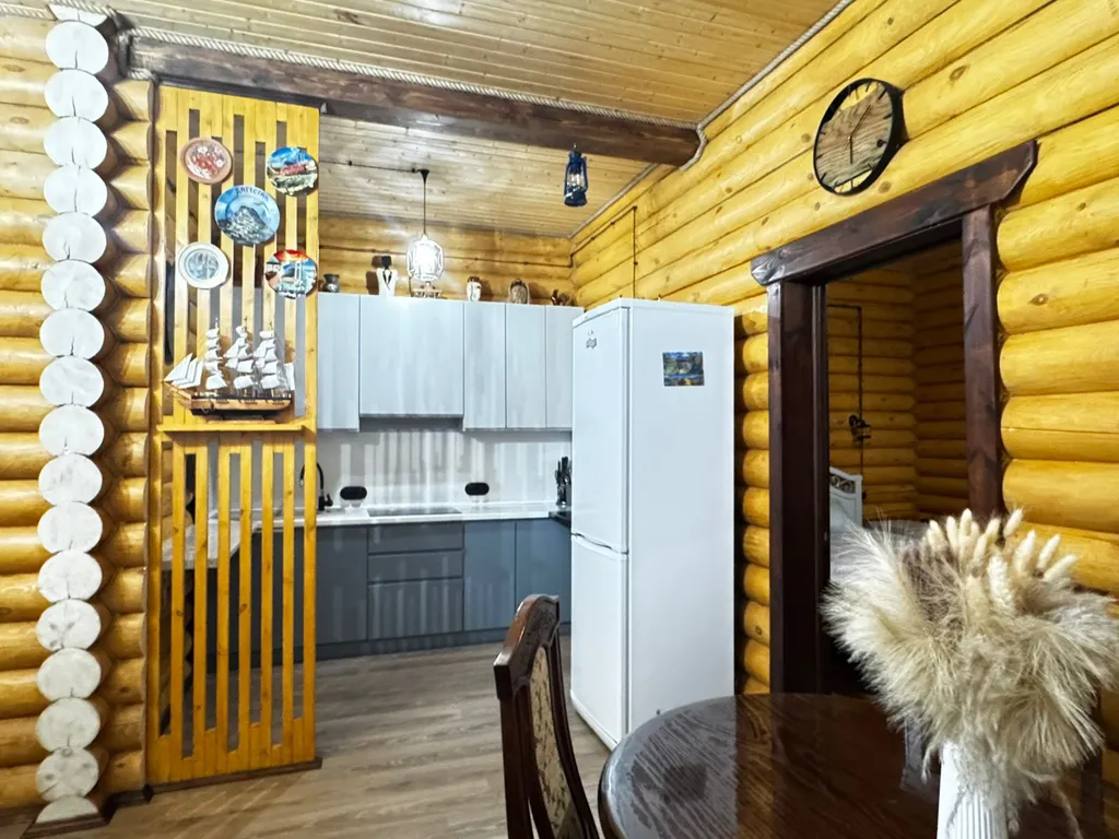 Домик у моря из бруса