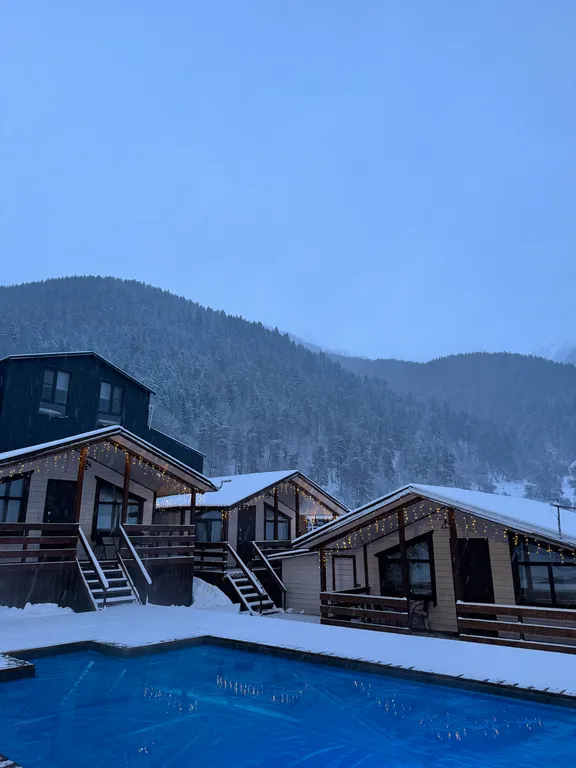 Коттедж Уютный эко-домик с видом на горы — Архыз