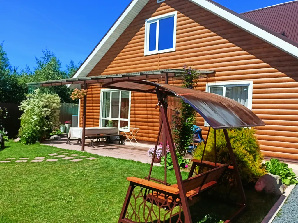 Чудесный дом с сауной и горячей купелью на побережье водохранилища