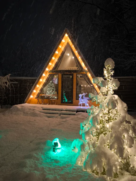 Дом в стиле Афрейм Дача у Горы