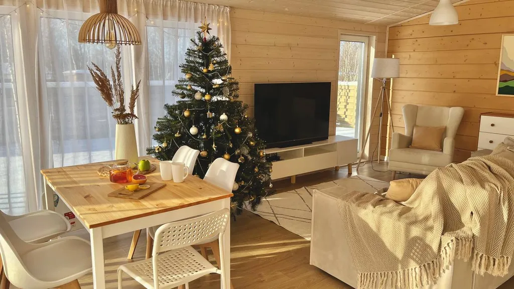 Уютный барнхаус в скандинавском стиле у горнолыжного курорта Сорочаны