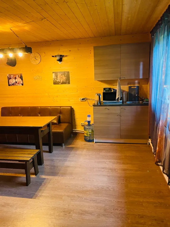 Домик с русской баней на дровах + сибирский банный чан