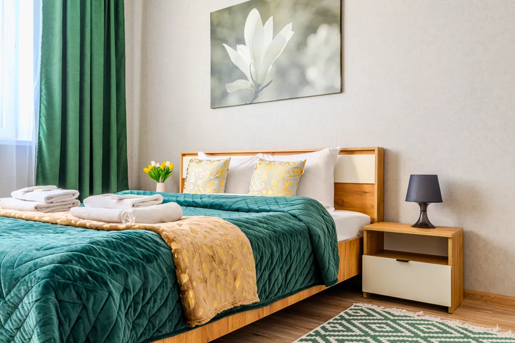 Апартаменты с красивым видом на залив, гостиничный сервис, бесконтактно