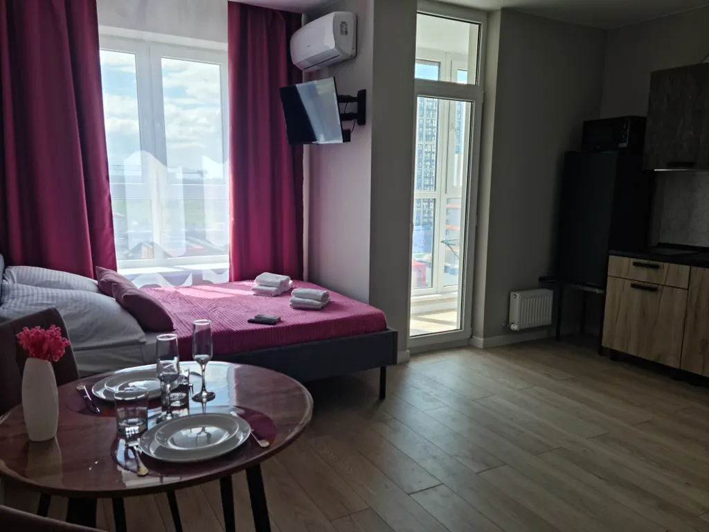 Квартира Квартира Студия рядом с Городом спорта — Краснодар