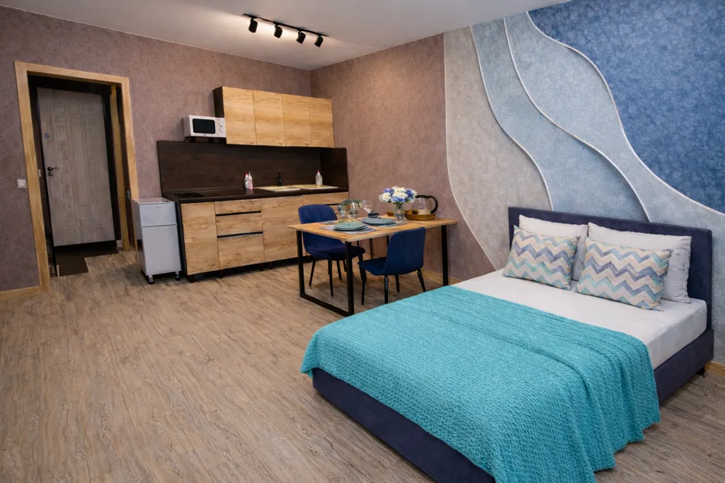 Чисто, уютно, большая кровать, Wi-Fi