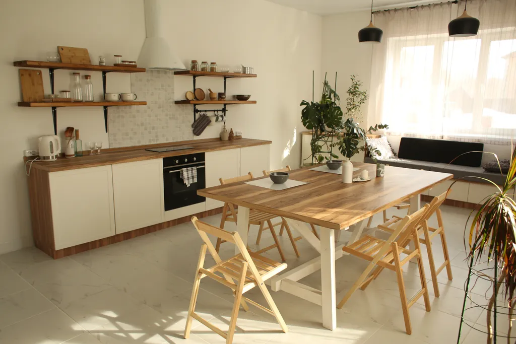 Просторная комната для большой компании