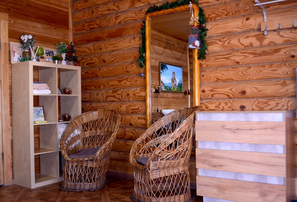 Частный дом на берегу реки Волги