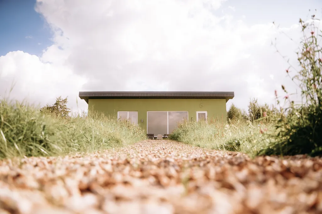 Панорамный дом с видом на воду, на берегу Вазузского водохранилища