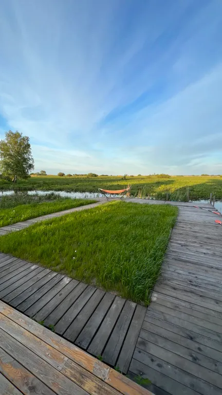 Гостевой дом Barn на реке, с банным чаном и катамараном