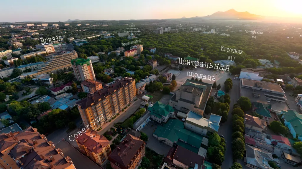 Квартира возле парка с потрясающим видом на Бештау